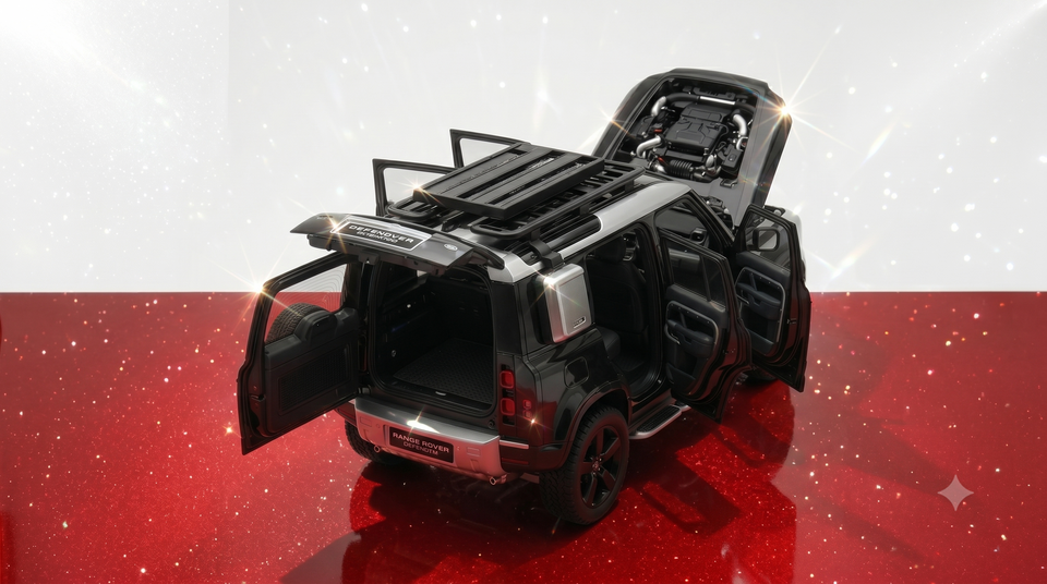 Land Rover Defender 1:24 Scale Diecast Model – Premium Edition