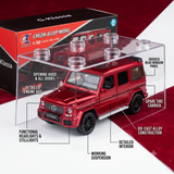1:32 Mercedes-Benz G-Class (G-Klassa) Diecast Model – Metallic Red