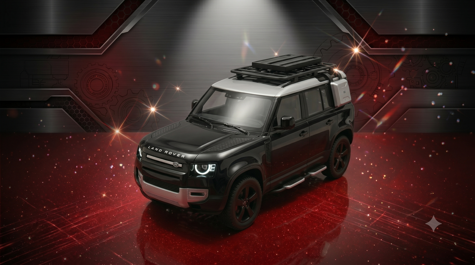 Land Rover Defender 1:24 Scale Diecast Model – Premium Edition