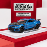 1:24 Chevrolet Camaro Z/28 Diecast Model – Metallic Blue